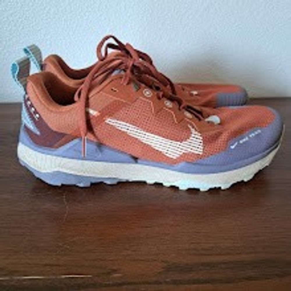 Nike Wildhorse 7 Trail Running Shoes Womens Rust Orange Purple CZ1864-800